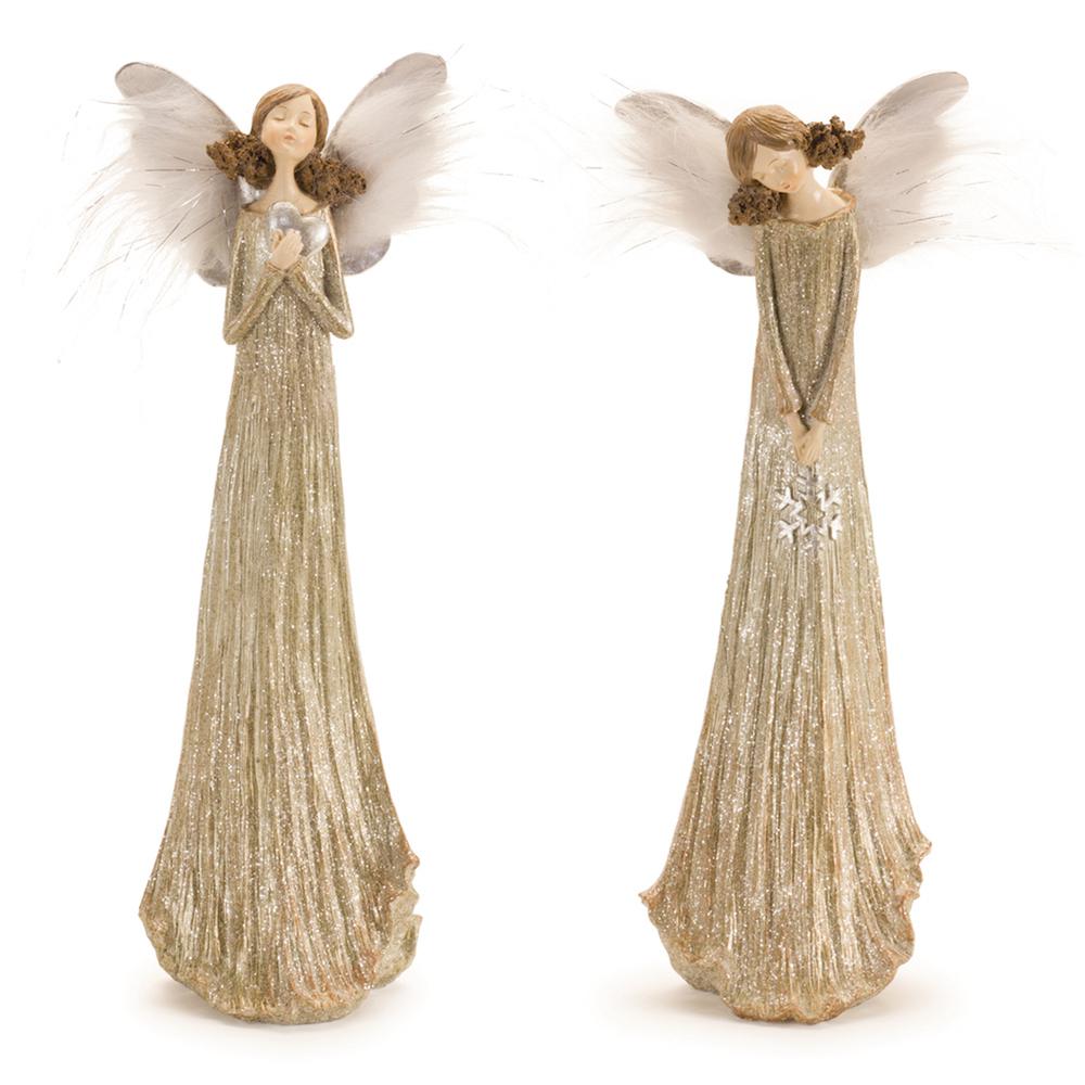 Angel (Set of 2) 14"H Resin