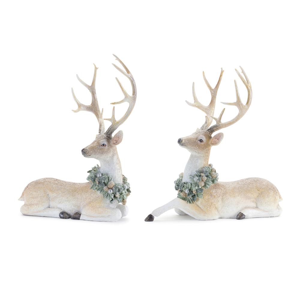 Deer (Set of 2) 11"H Resin