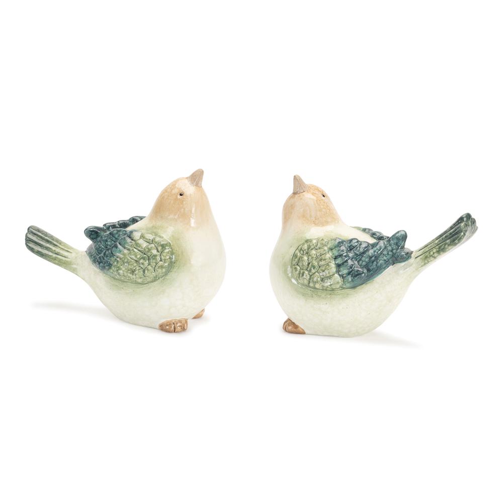 Bird (Set of 4) 4.75"H, 5"H Terra Cotta