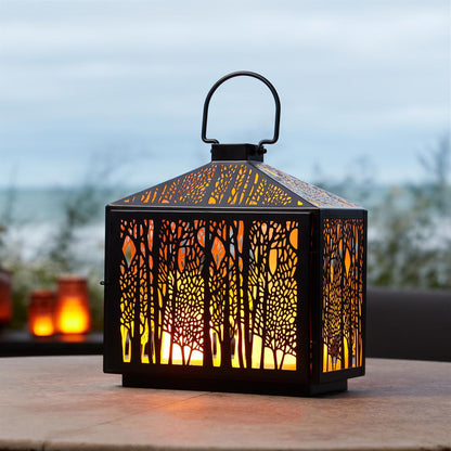 Lantern 11.5"L x 12"H Iron