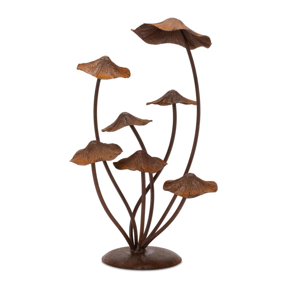 Mushroom Décor 17"H Iron