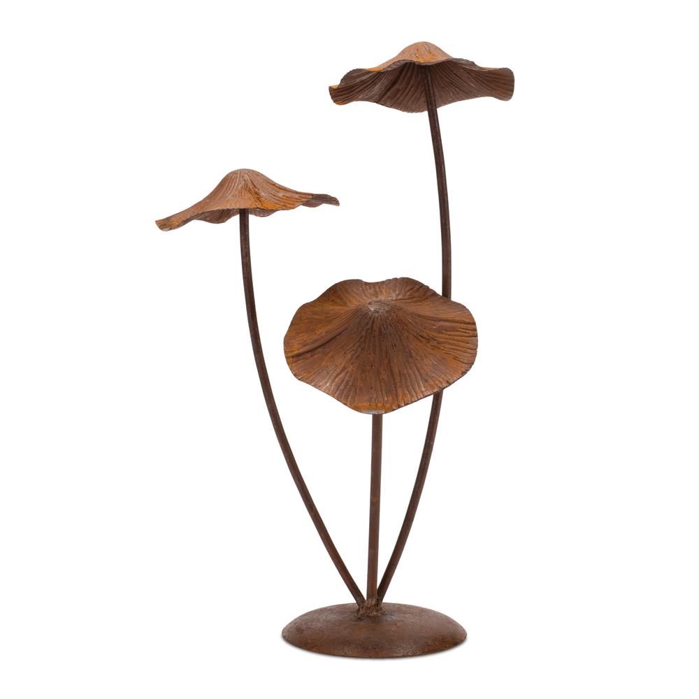 Mushroom Décor 18"H Iron