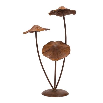 Mushroom Décor 18"H Iron
