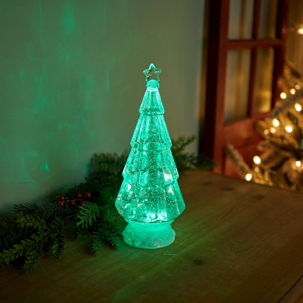 Green LED Christmas Tree 12"H
