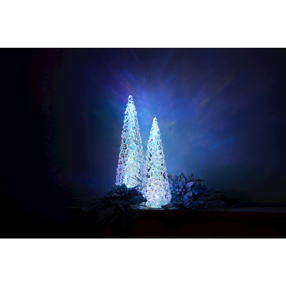 Iridescent LED Pine Tree 17.5"H