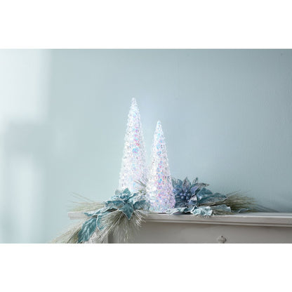 Iridescent LED Pine Tree 17.5"H