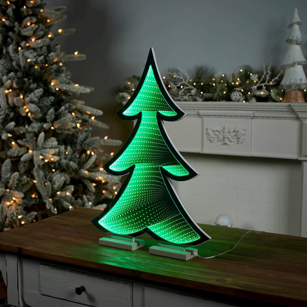 Green Pine Tree Ekkolight 23.5"H
