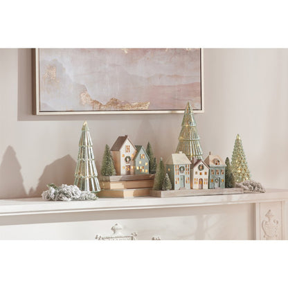 LED Winter Village 8"L
