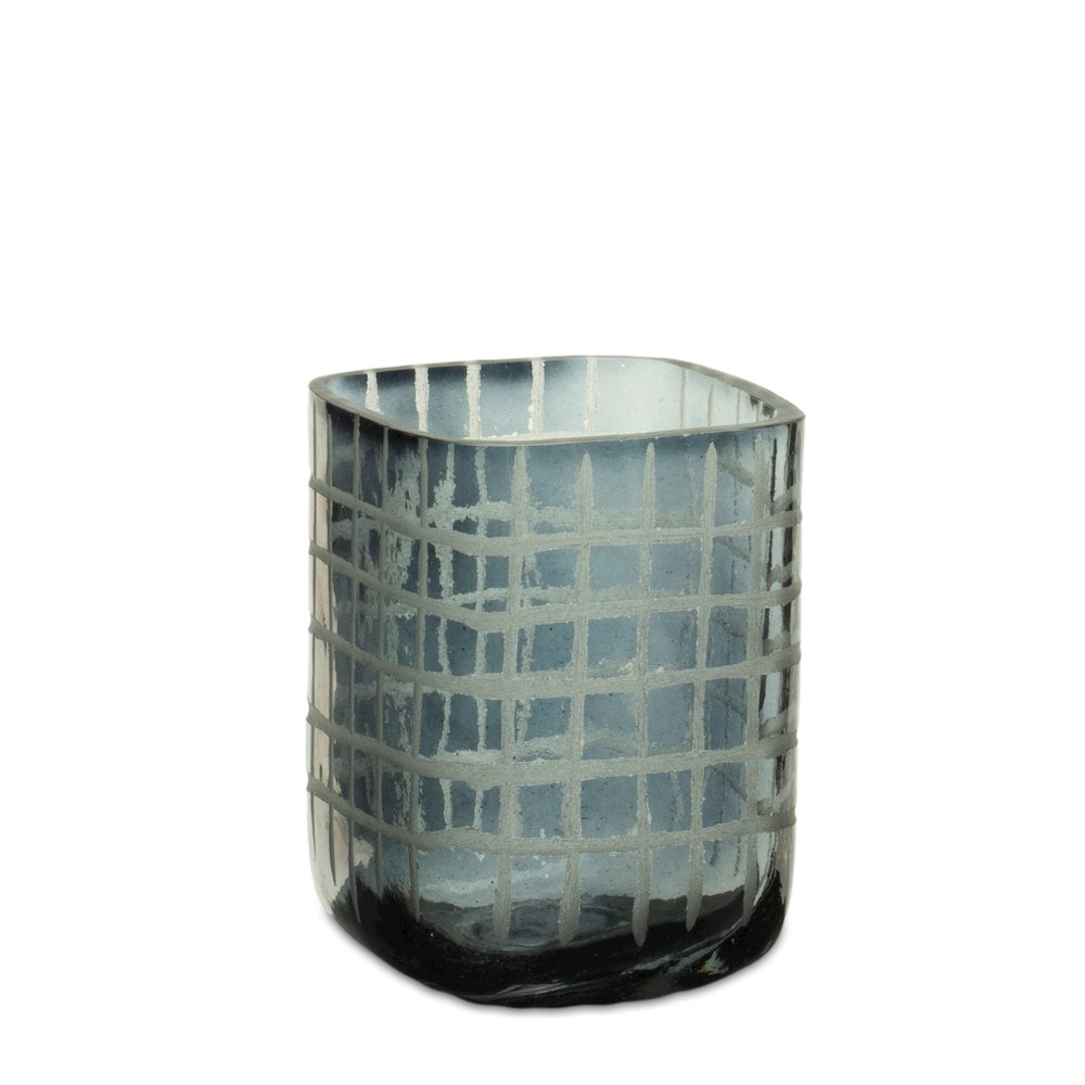 Etched Glass Candle Holder (Set of 4)