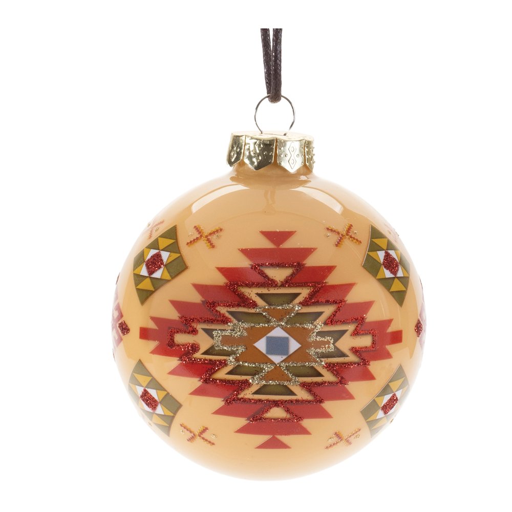 Western Glass Ball Ornament (Set of 6)