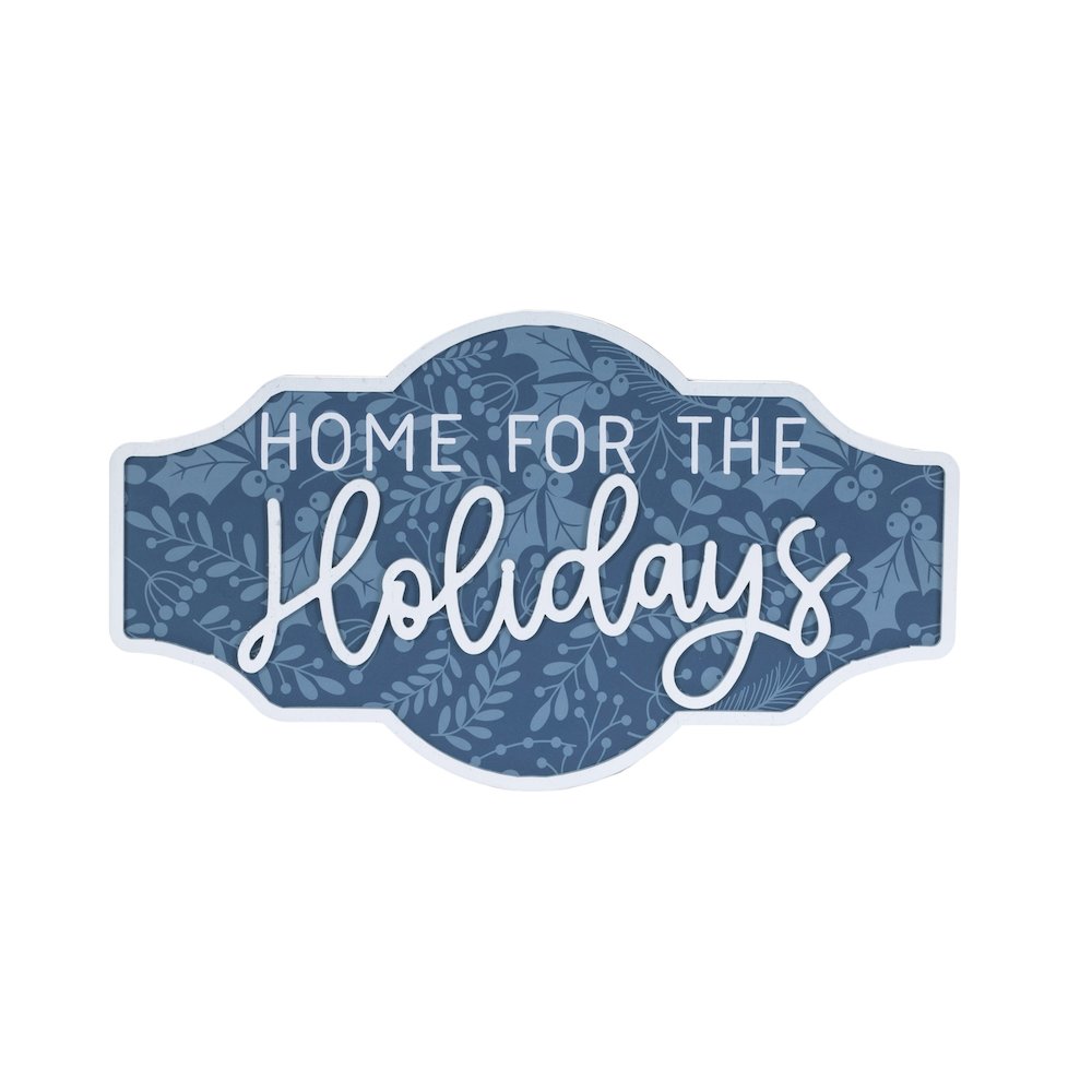 Wood Christmas Sentiment Sign (Set of 2)