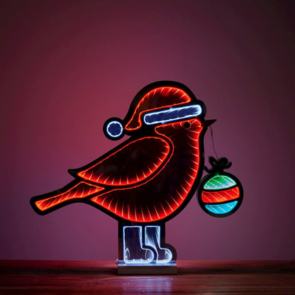 Holiday Cardinal Bird Ekkolight 15.75"H