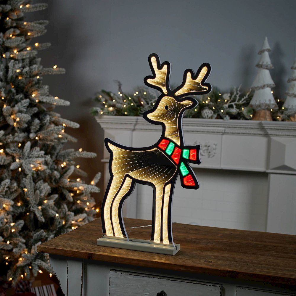 Deer with Scarf Ekkolight 23.5"H