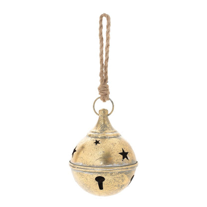 Distressed Metal Bell Ornament (Set of 4)