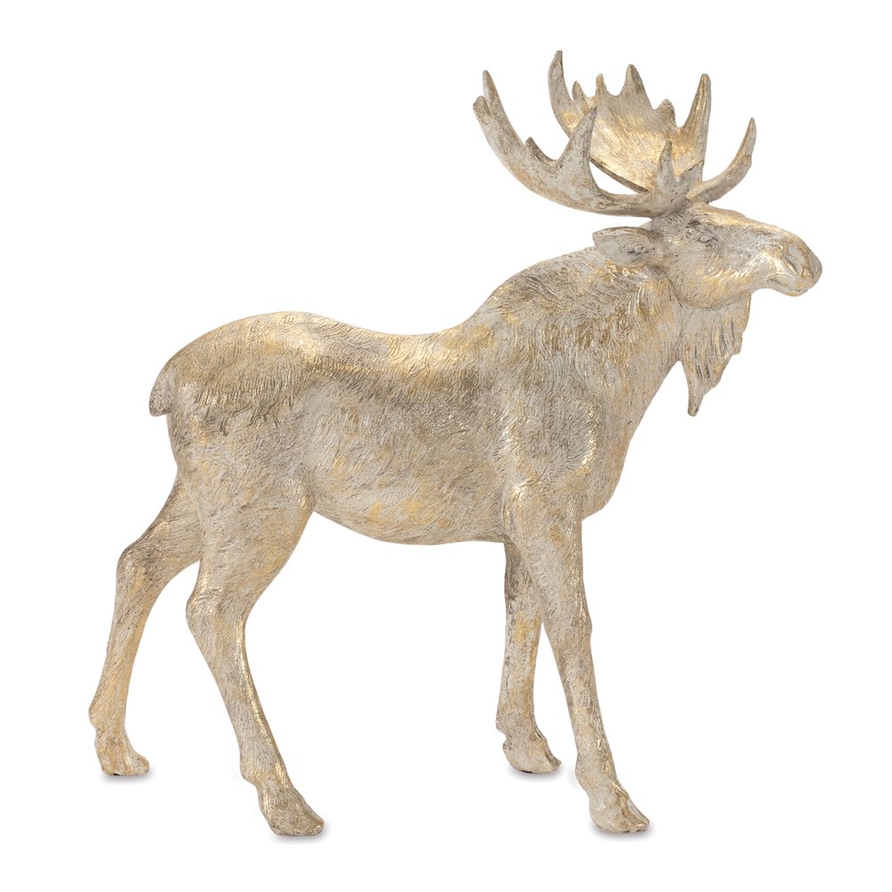 Winter Moose Figurine (Set of 2)