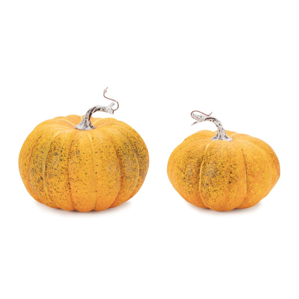 Foam Pumpkin Decor (Set of 2)