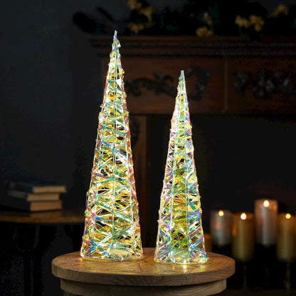 Iridescent LED Tree (Set of 2)