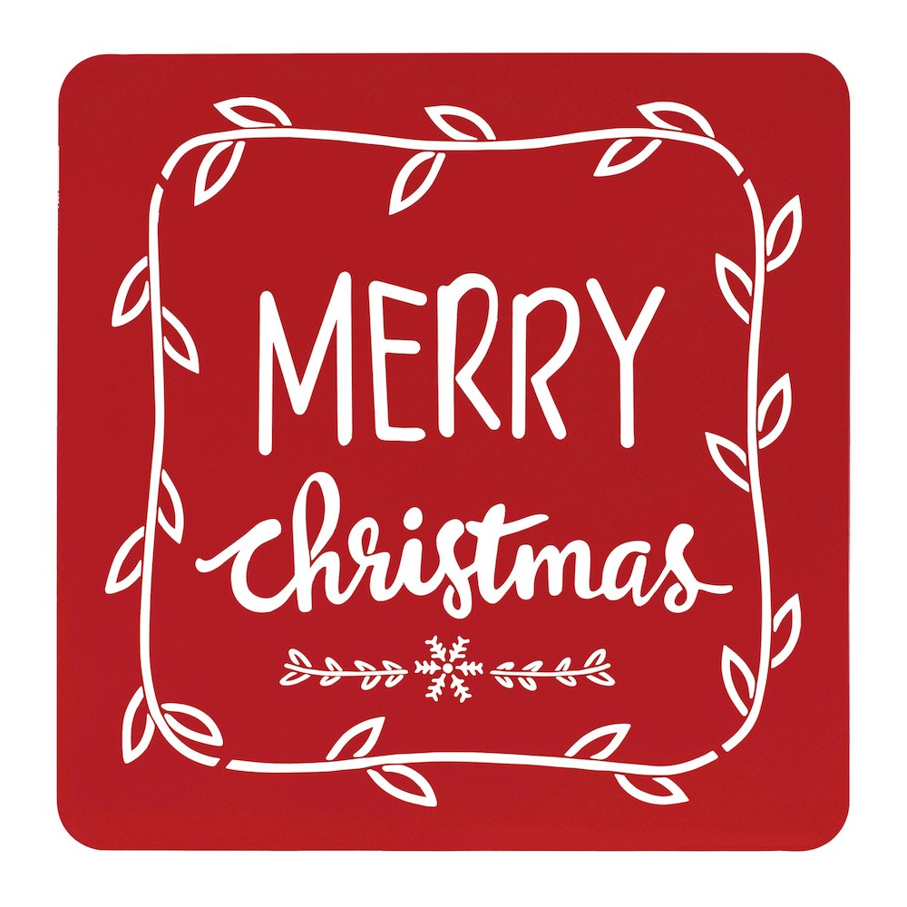 Cut Metal Holiday Sentiment Sign (Set of 2)