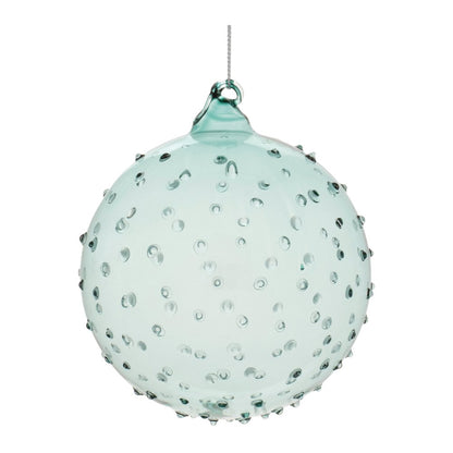 Hobnail Glass Ball Ornament (Set of 12)