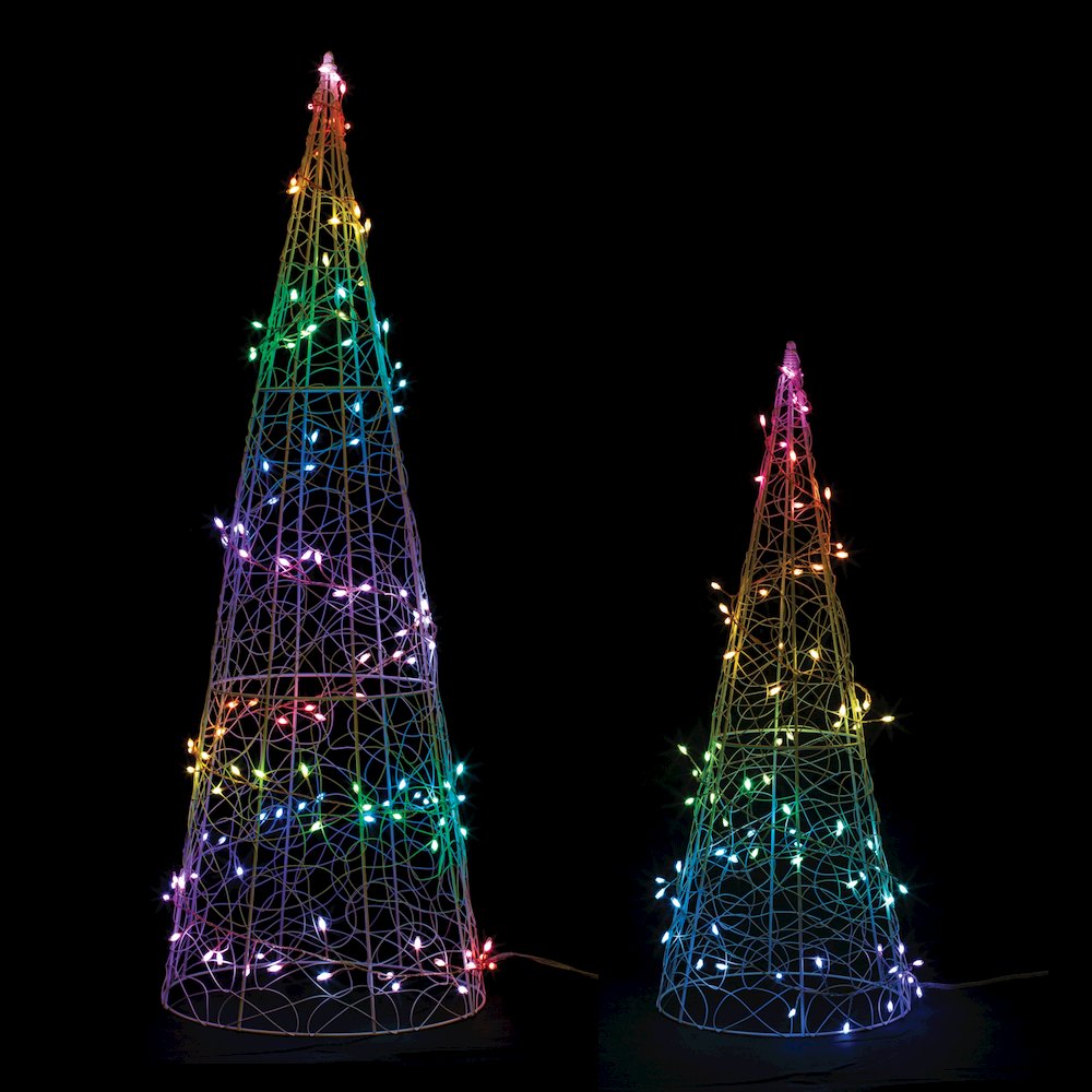 Multicolor LED Tree (Set of 2)