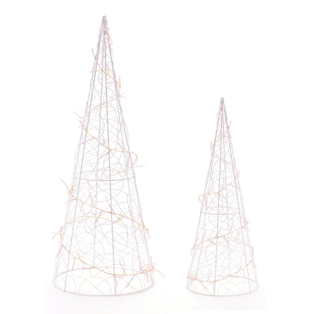 Multicolor LED Tree (Set of 2)