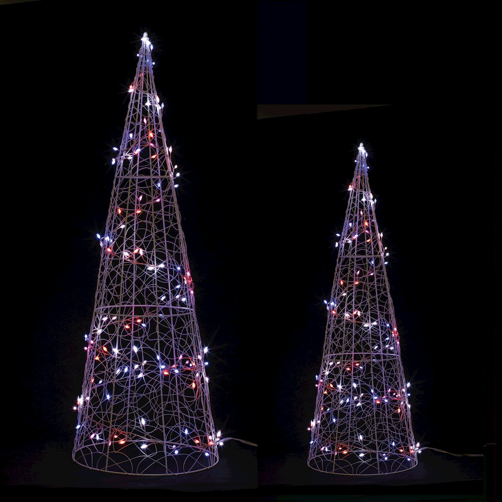 Multicolor LED Tree (Set of 2)