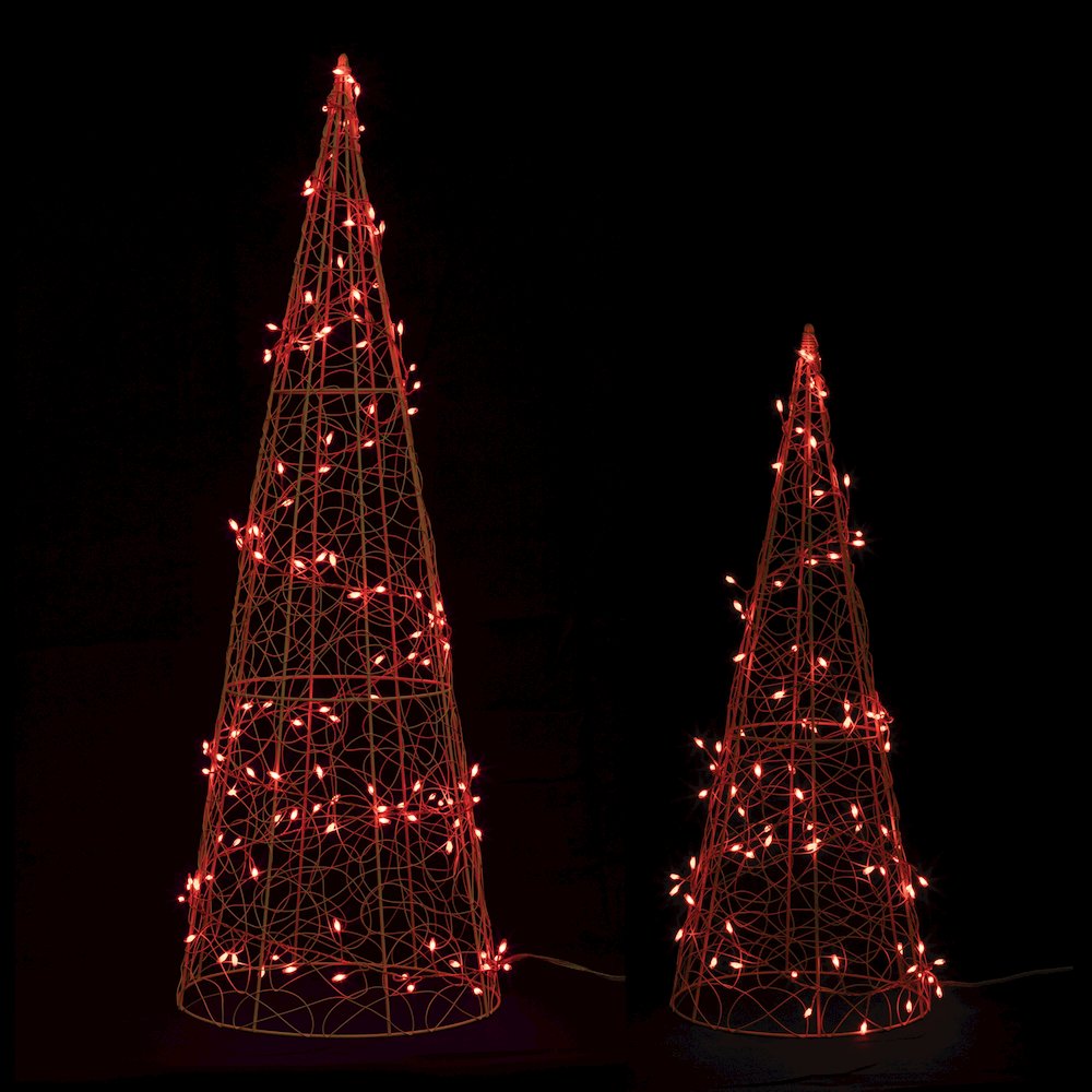 Multicolor LED Tree (Set of 2)