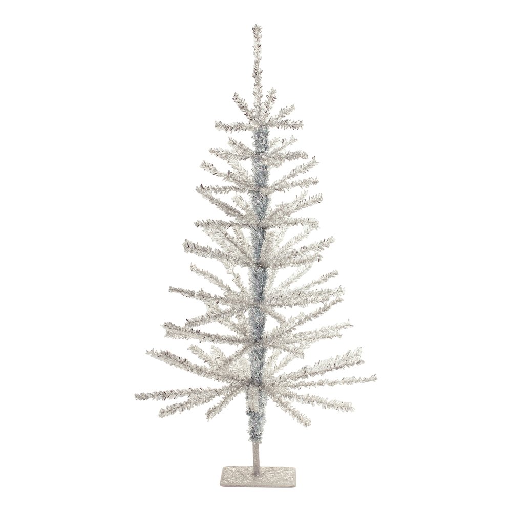 Tinsel Pine Tree (Set of 2)