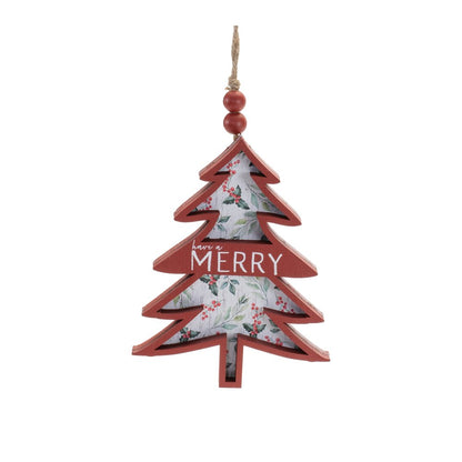 Rustic Tree Ornament (Set of 12)