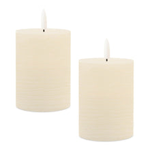 FIA Wick Ivory Pillar Candle (Set of 2)