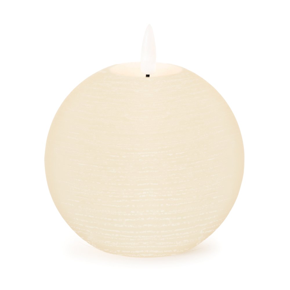 FIA Wick Ivory Round Candle (Set of 2)