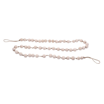 Wood Beaded String Garland (Set of 2)