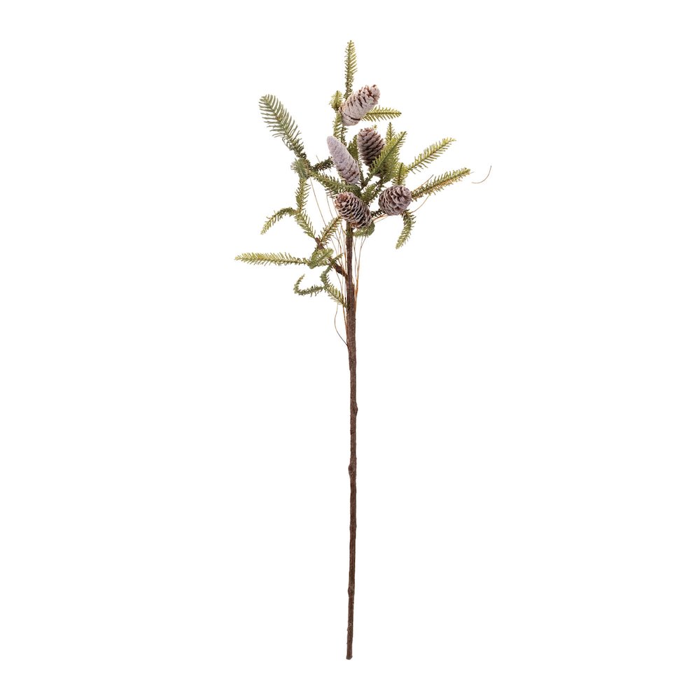 Pine Twig and Pinecone Spray (Set of 6)