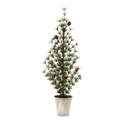 Potted Mini Pine Tree (Set of 2)