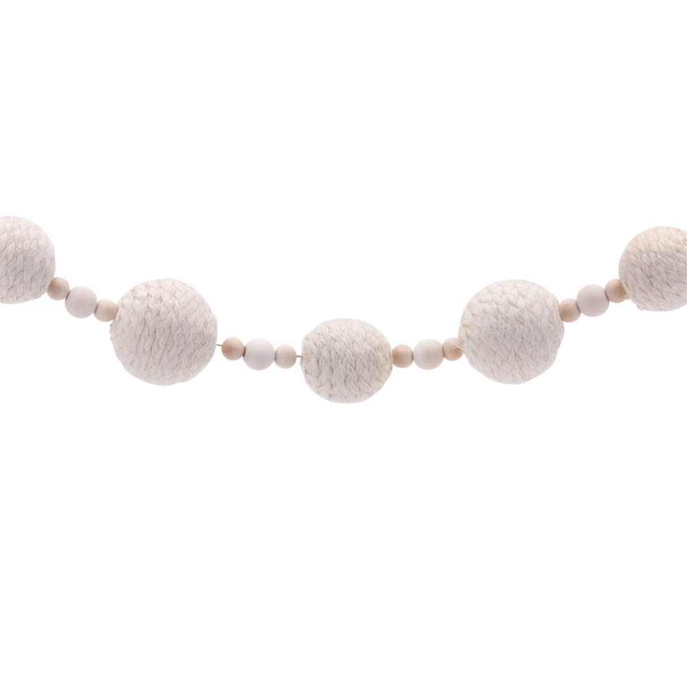 Fabric Ball String Garland (Set of 2)
