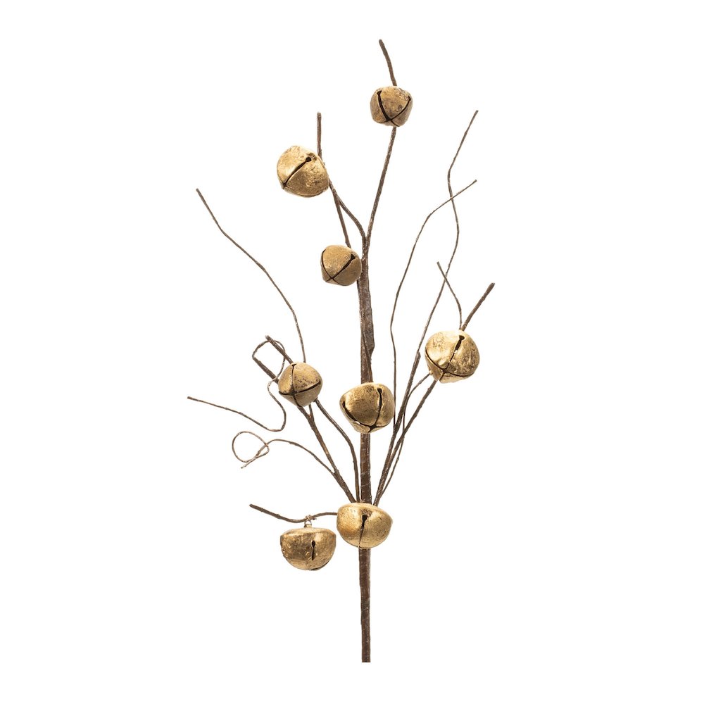 Sleigh Bell Twig Spray (Set of 6)