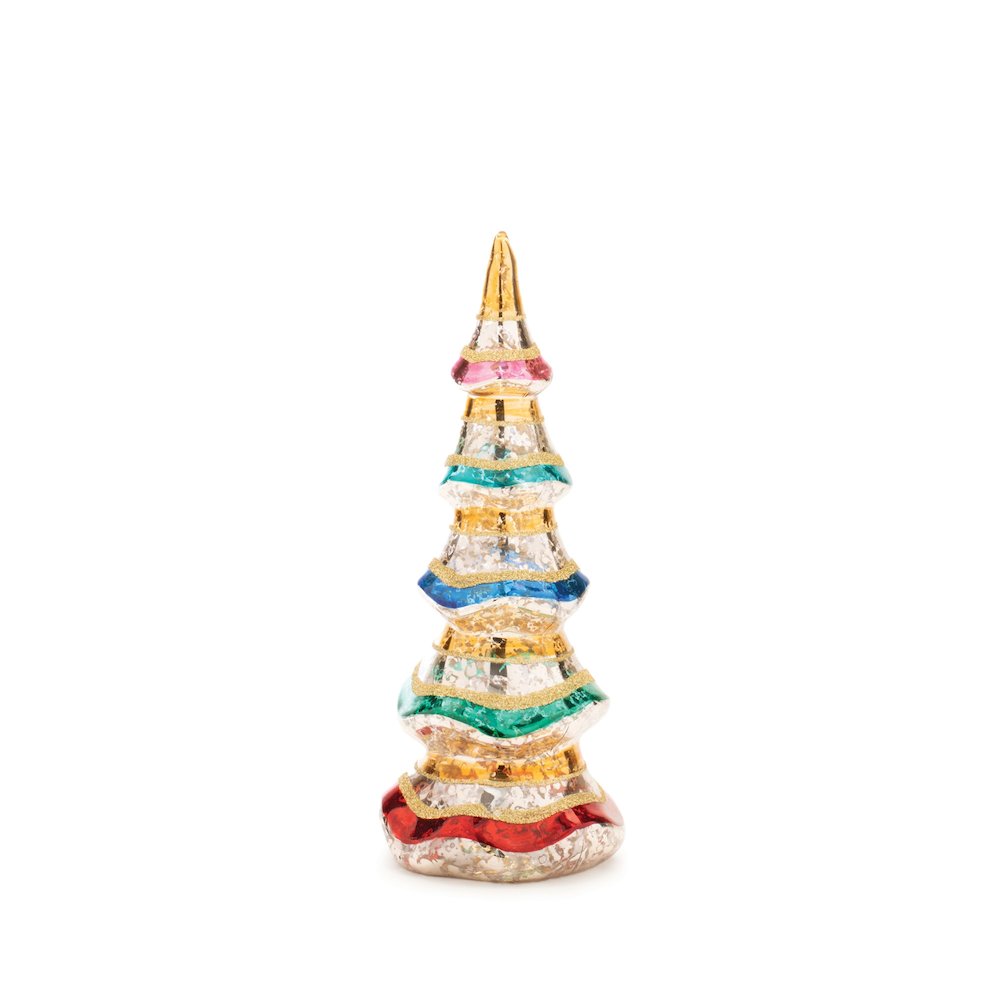 Multicolor Mercury Glass Pine Tree (Set of 3)