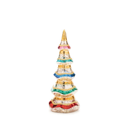 Multicolor Mercury Glass Pine Tree (Set of 3)