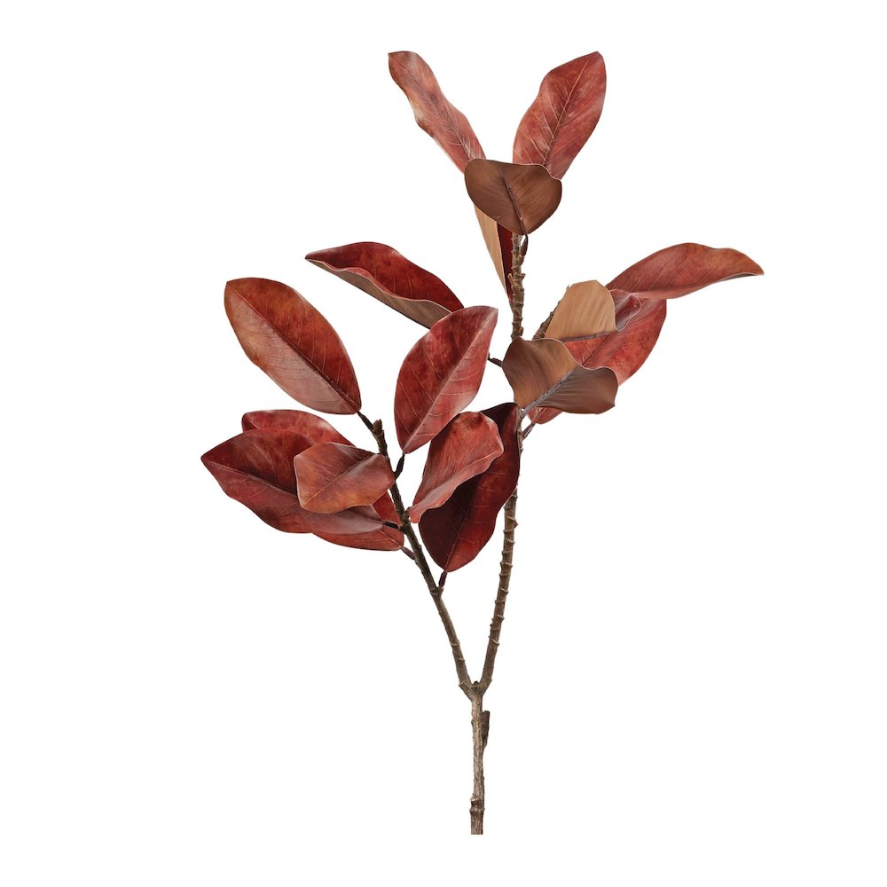 Fall Magnolia Leaf Spray (Set of 6)