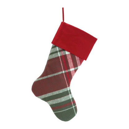 Plaid Print Stocking (Set of 2)