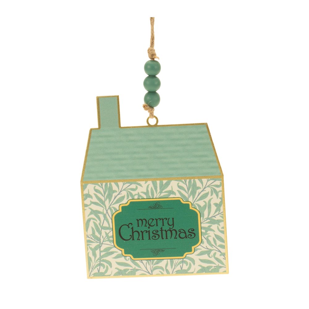 Holiday House Ornament (Set of 4) 6"H