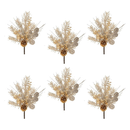 Mixed Pine Eucalyptus Spray (Set of 6)