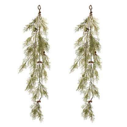 Pine and Pinecone Garland (Set of 2)