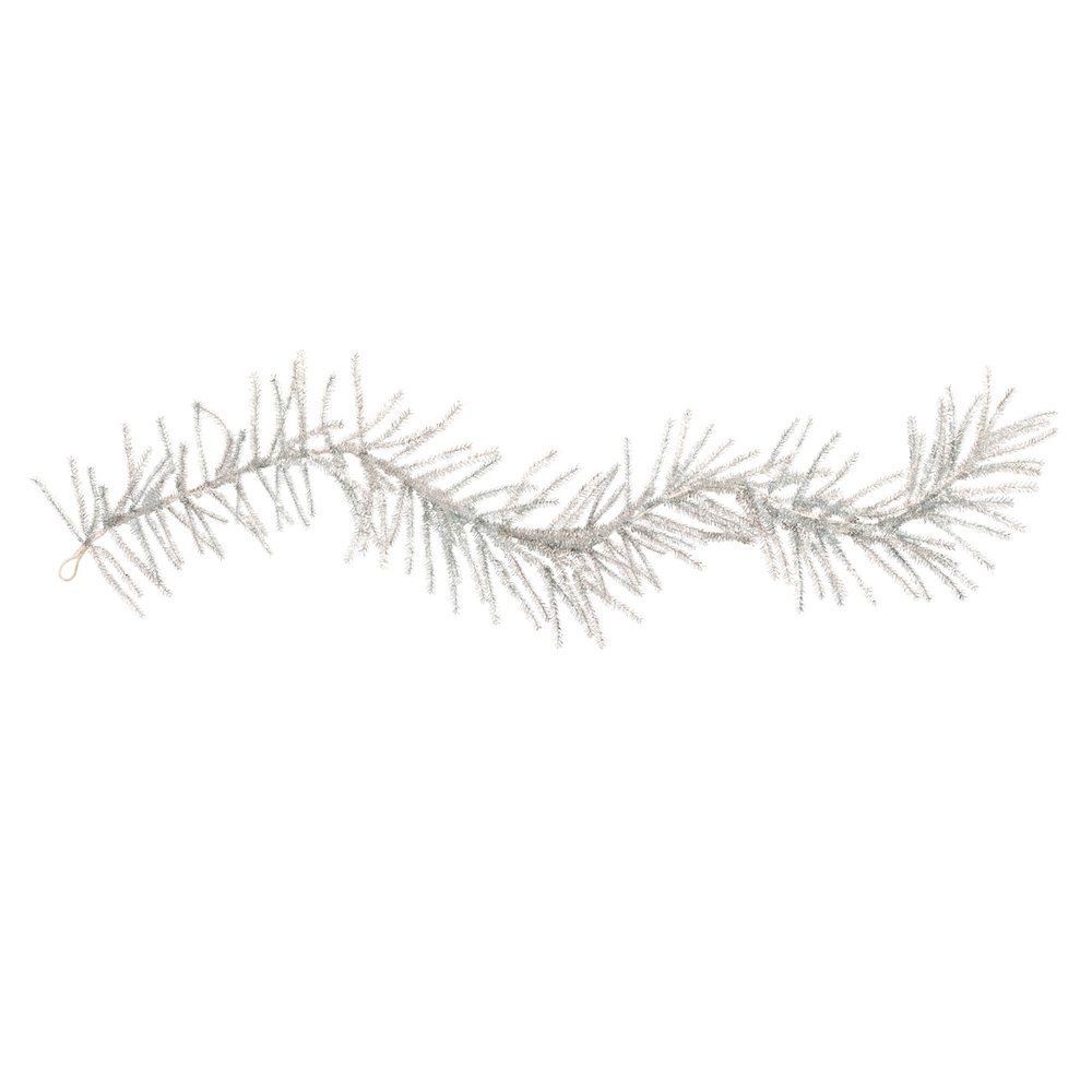 Tinsel Pine Garland 5'L