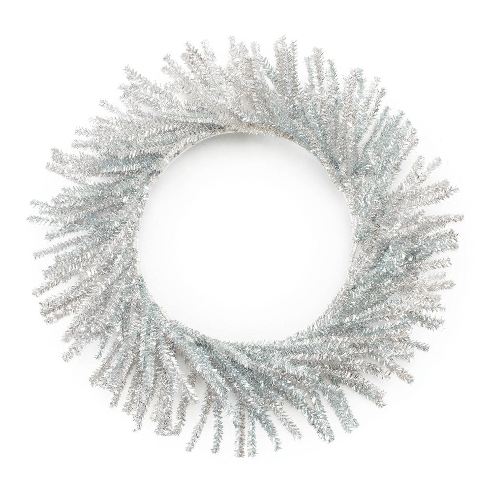 Tinsel Pine Wreath 21"D