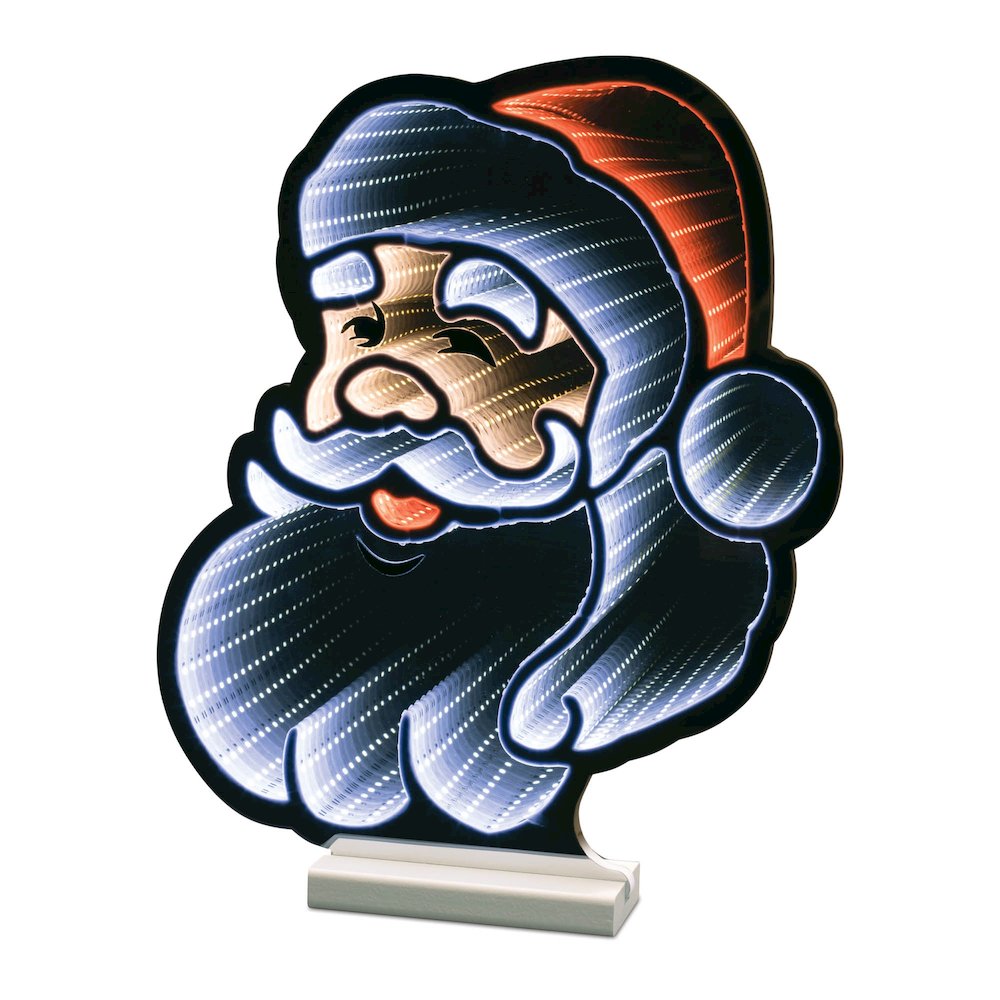 Santa Head Ekkolight 16"H