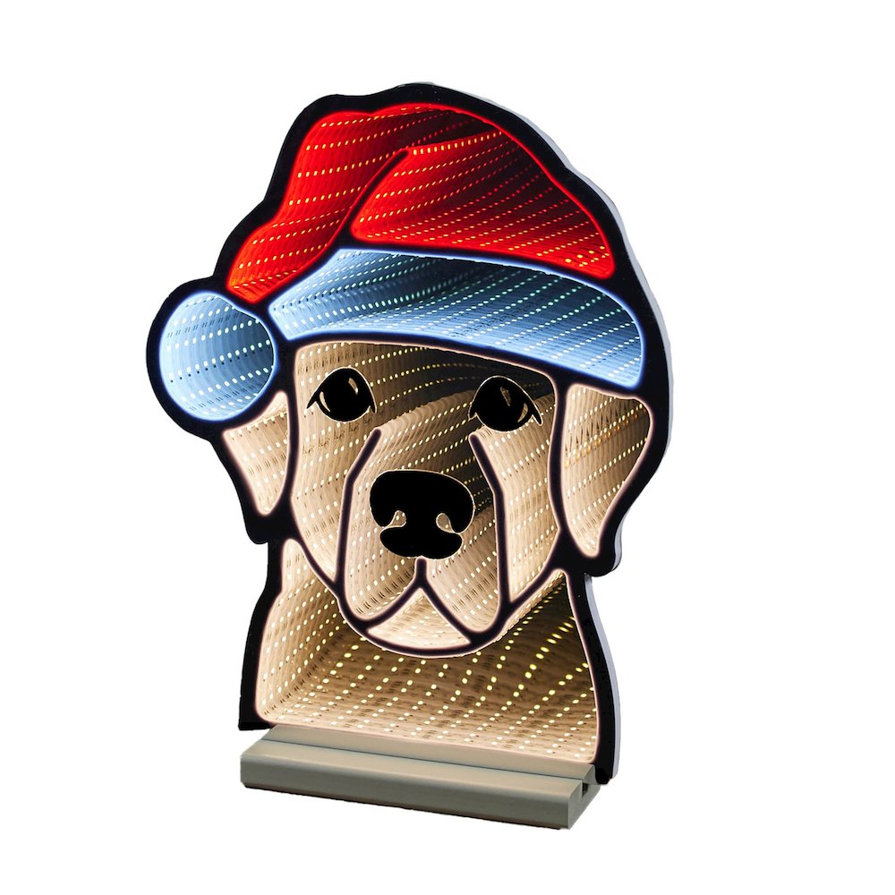Holiday Dog Ekkolight 16.5"H