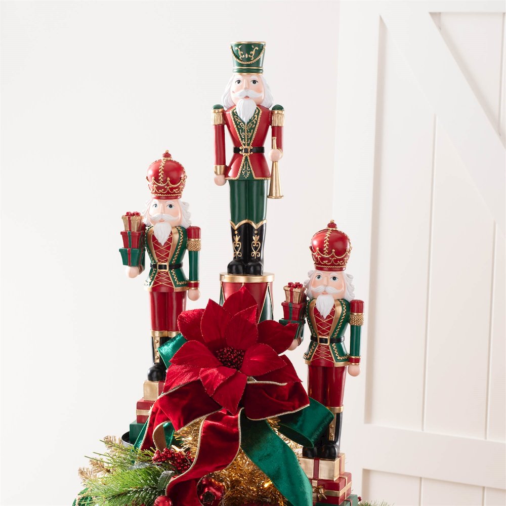 Metal Triple Tree Topper Platform 36"H