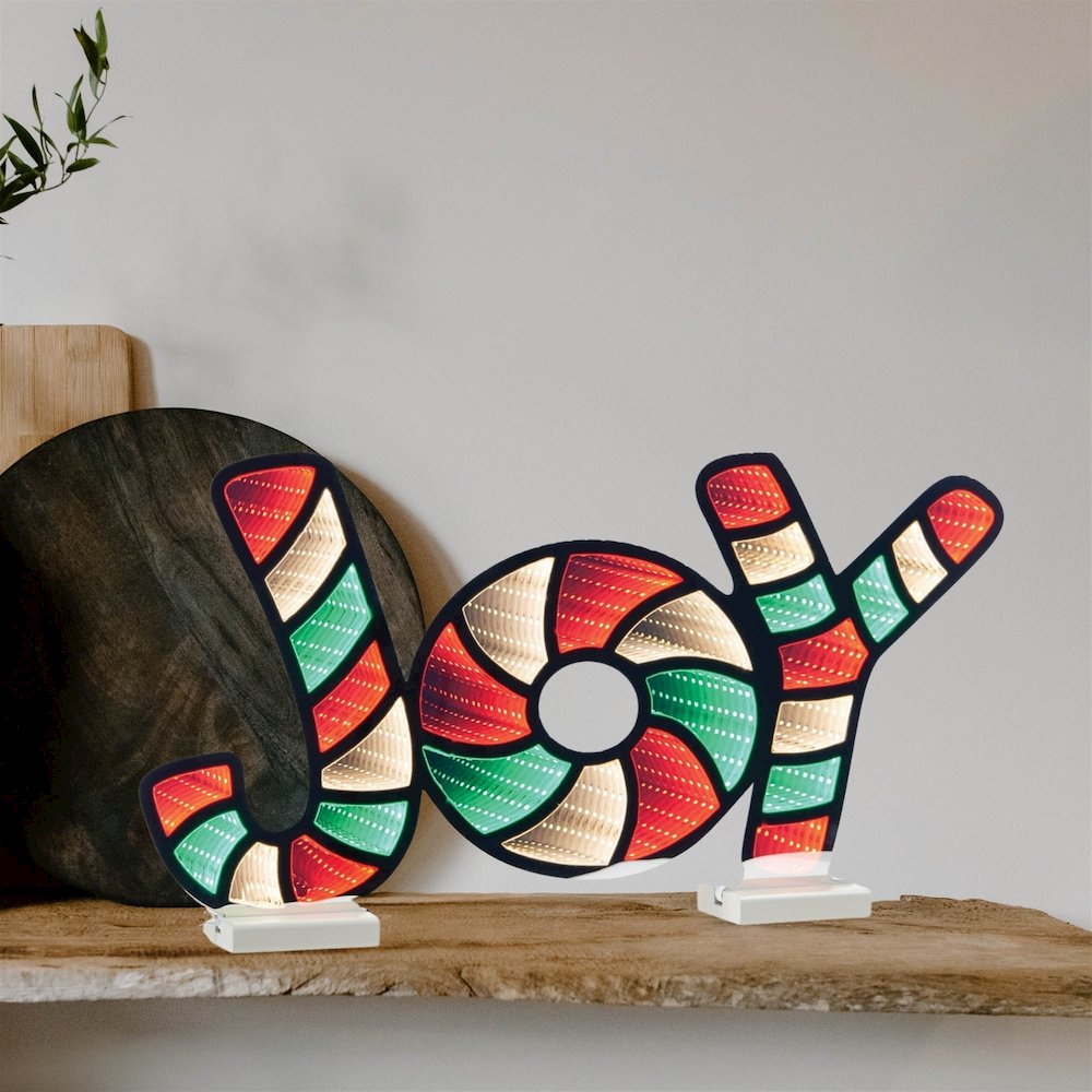 "Joy" Holiday Ekkolight 15.74"L