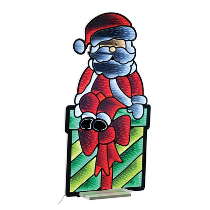 Santa on Package Ekkolight 47"H